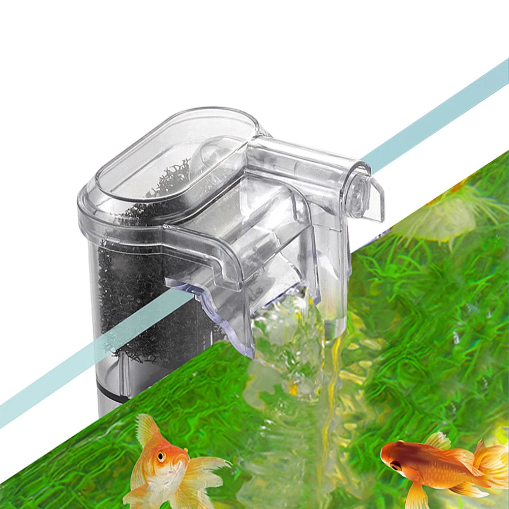 Shunmaii Suspended Hang On Aquarium Filter USB Water Pump