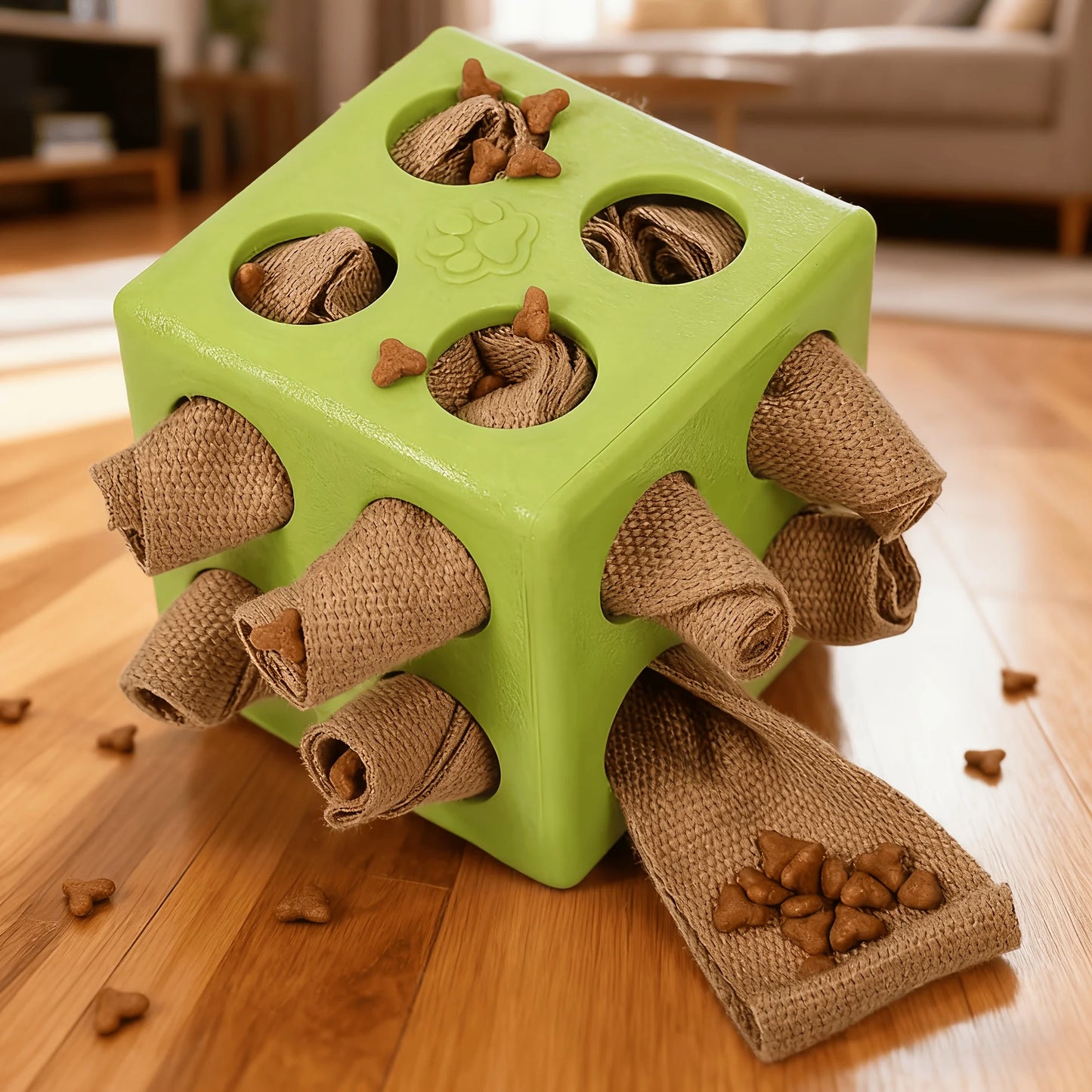 Interactive Dog Puzzle Toy Slow Feeder Mat Treat Dispenser