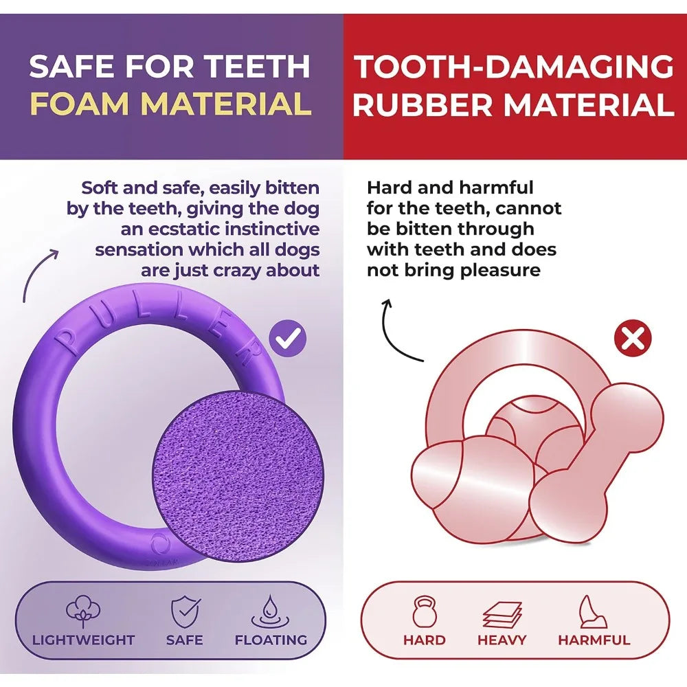 Hign-concerned UltraDurable Puller Outdoor Dog Ring Toy for Fetch TugWarPlaytime