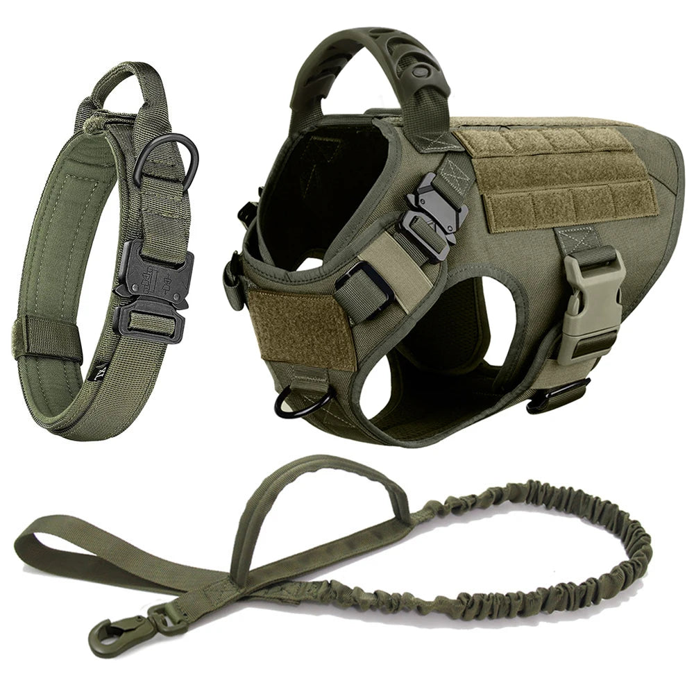 Dog Harness And Leash Vest Set For Medium Large Dogs