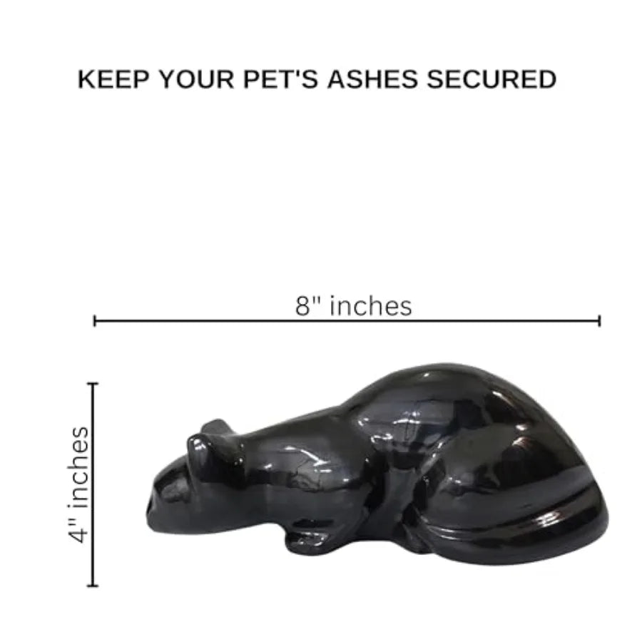 Cat Memorial Urn For Ashes Cremation Keepsake For Pets