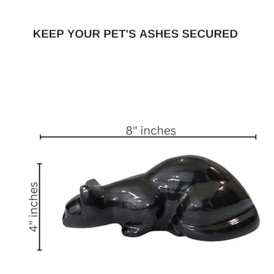Cat Memorial Urn For Ashes Cremation Keepsake For Pets