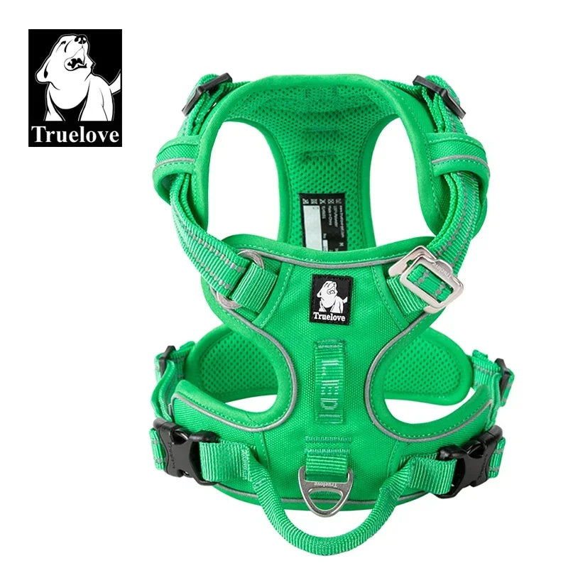 TrueLove Explosion-Proof Dog Harness Camouflage Reflective Nylon