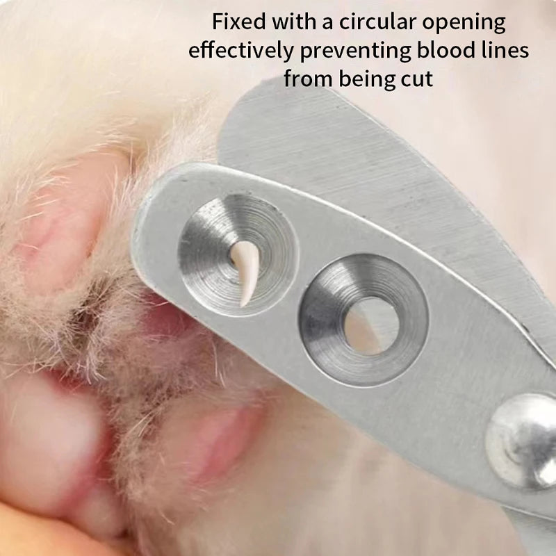 Professional Cat Nail Clippers Stainless Steel Pet Grooming Trimmer