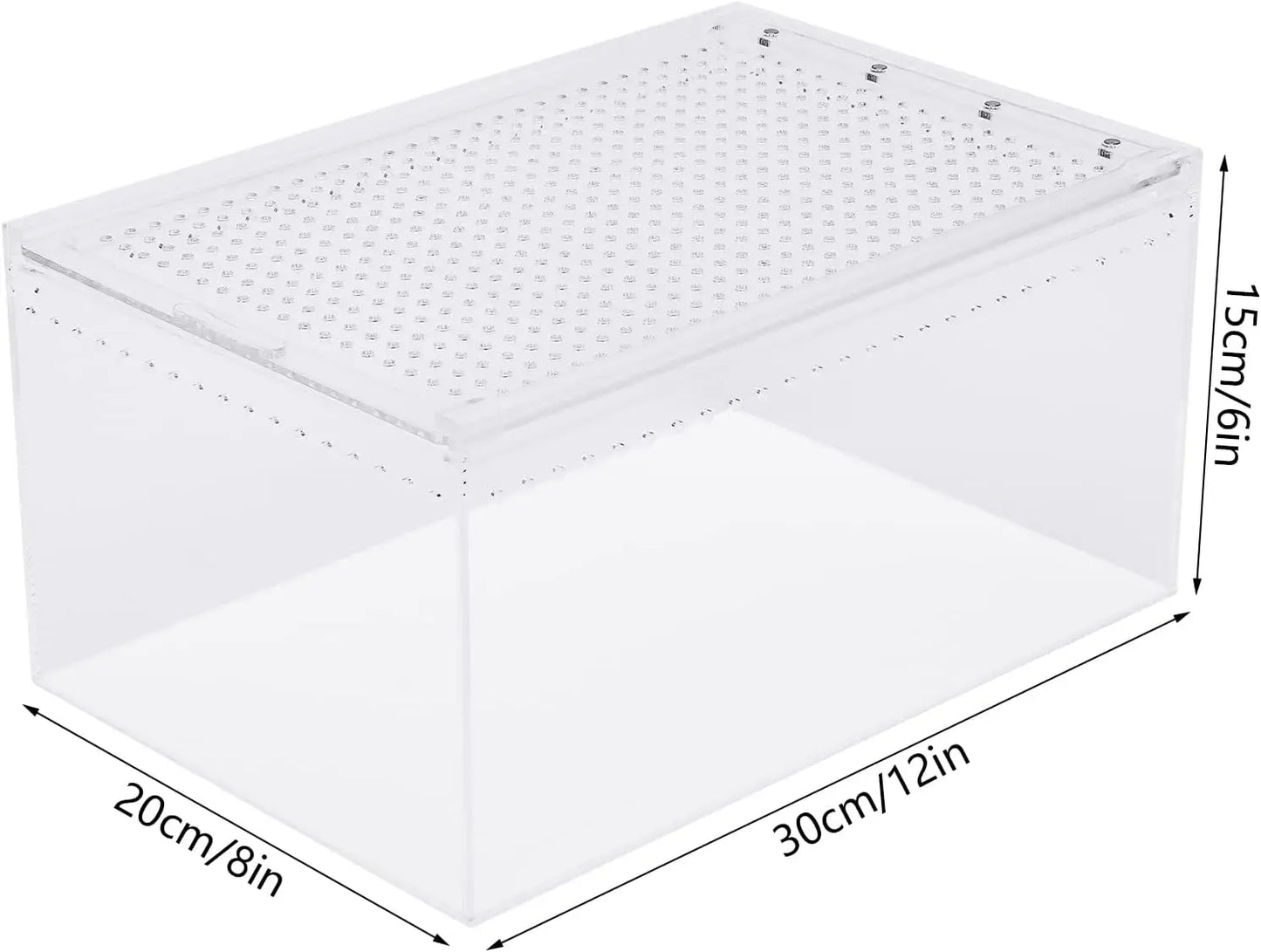Hign-concerned Magnetic Acrylic Reptile Enclosure Breeding Box