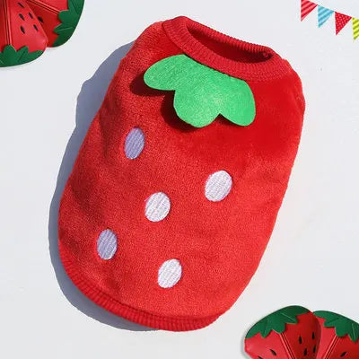 Cute Dog Winter Vest Soft Flannel Puffer Jacket For Dogs
