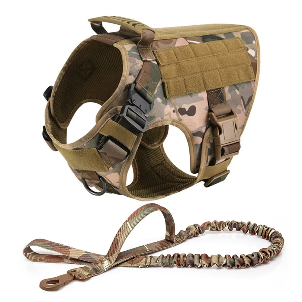 Dog Harness And Leash Vest Set For Medium Large Dogs