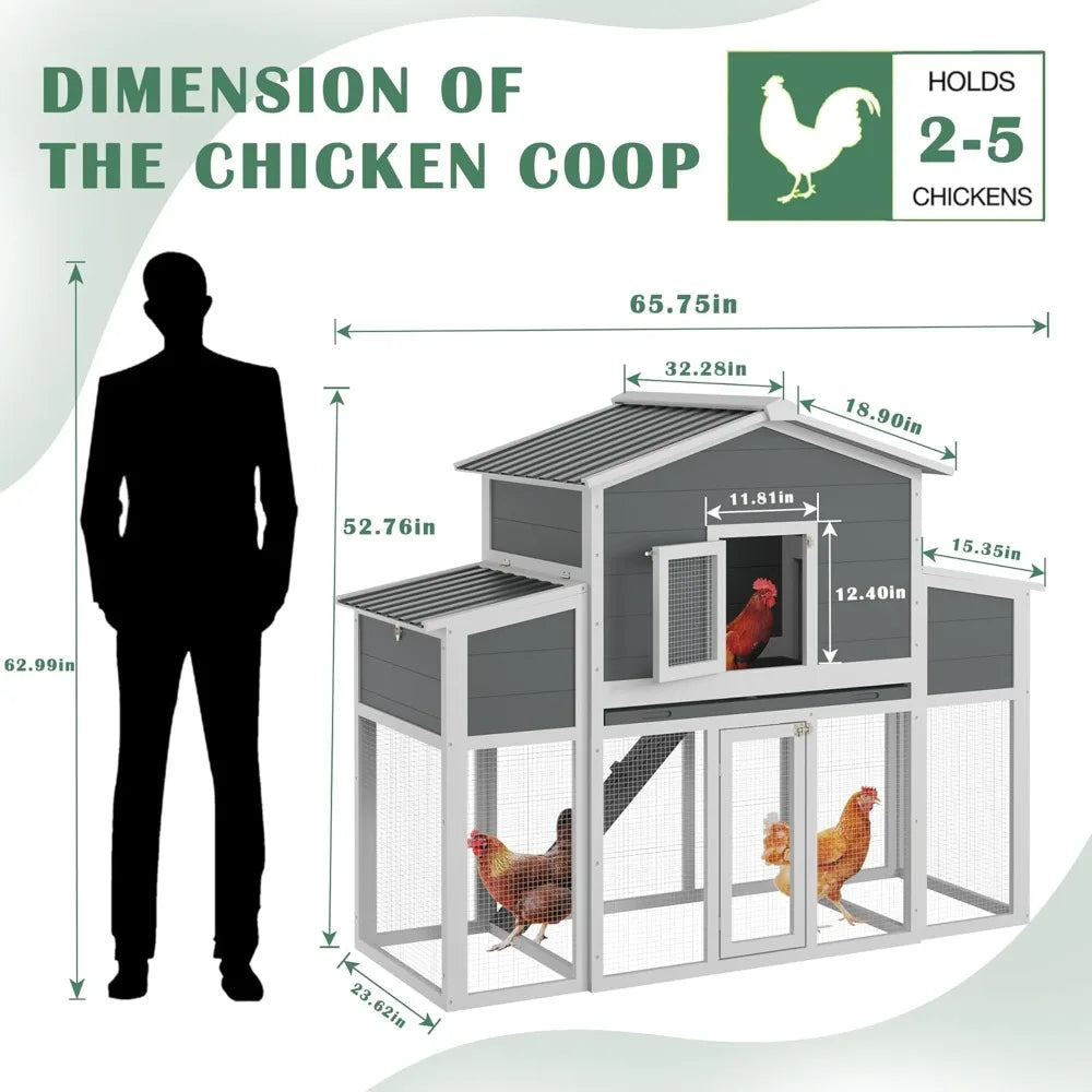 Cedar Chicken Coop 2 To 6 Chickens With Nest Boxes