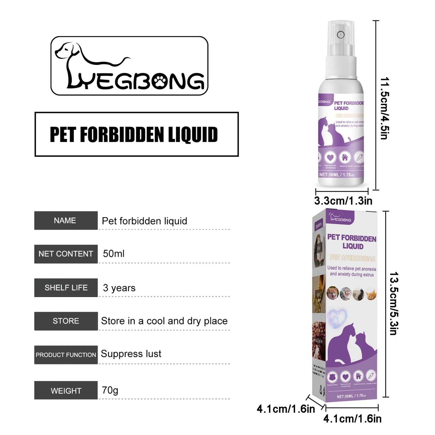 Calming Diffuser For Dogs And Cats Anti Anxiety Liquid Spray