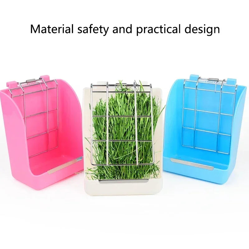 Hign-concerned Premium Rabbit Hay Feeder Holder For Small Animal EnclosureSystem