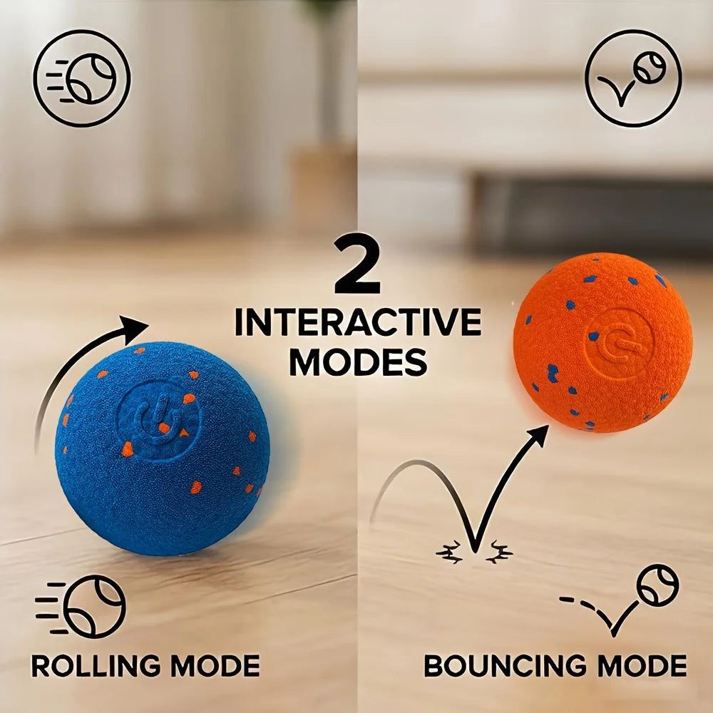 MKULNG Intelligent Interactive Dog Toy with Automatic Movement USB Rechargeable