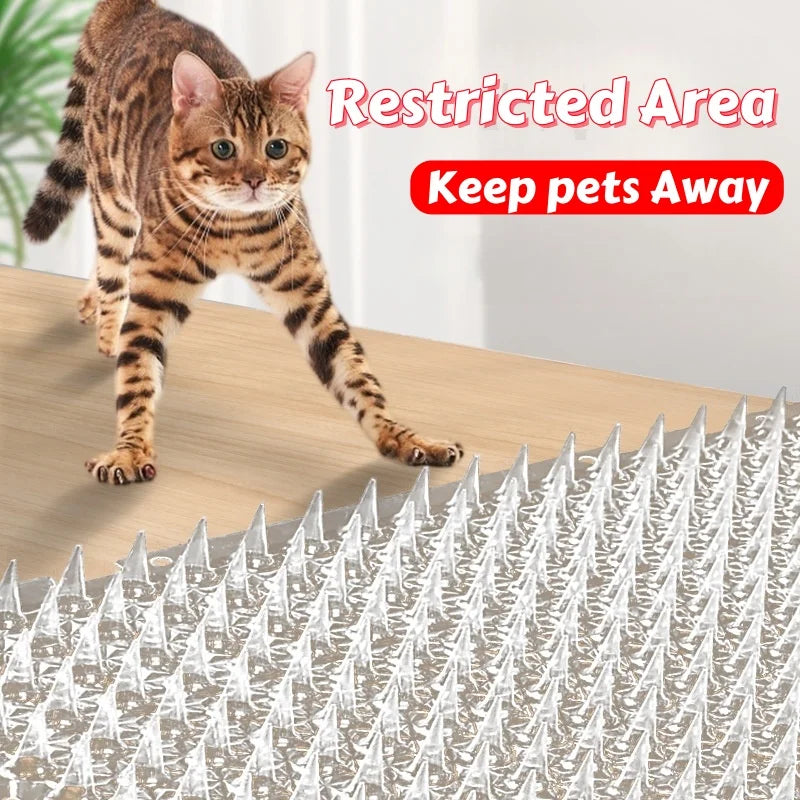 Pet Proof Garden Defender Mat With Interlocking Spikes