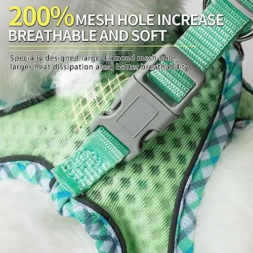YTYIN Ultra Thin Breathable Harness for Small Dogs and Cats