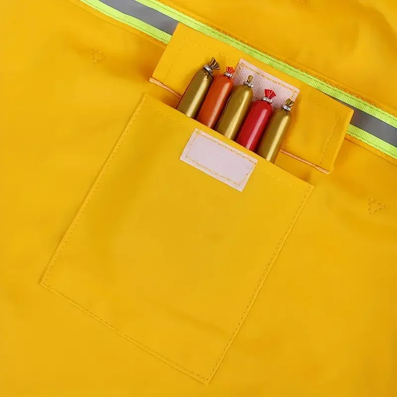 Hign-concerned Dog Hooded Raincoat Reflective Cape Style PU