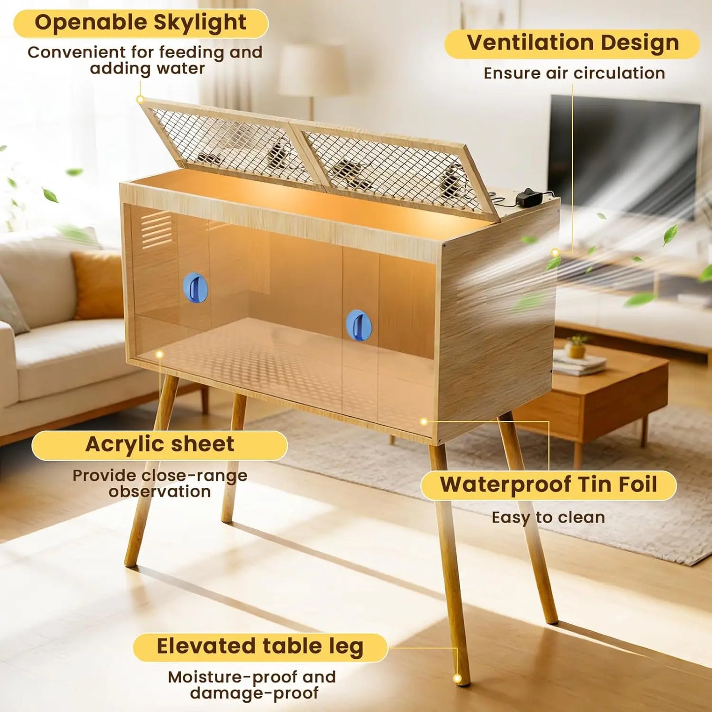 Brooder Box For Chicks Wooden Brooder Kit With Legs
