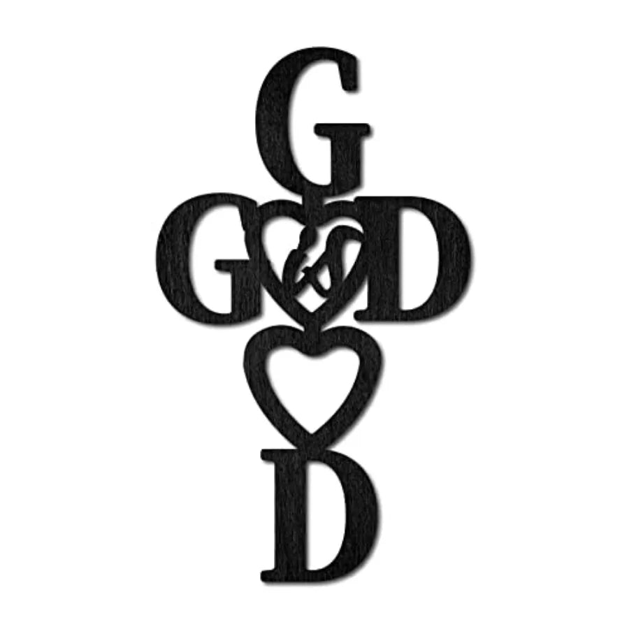Wood Heart Sign Wall Decor Laser Cut Hanging Sculpture
