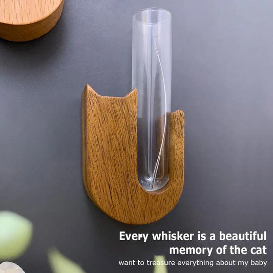 Guangdong Cat Whiskers Fridge Magnet Keepsake Wood Glass