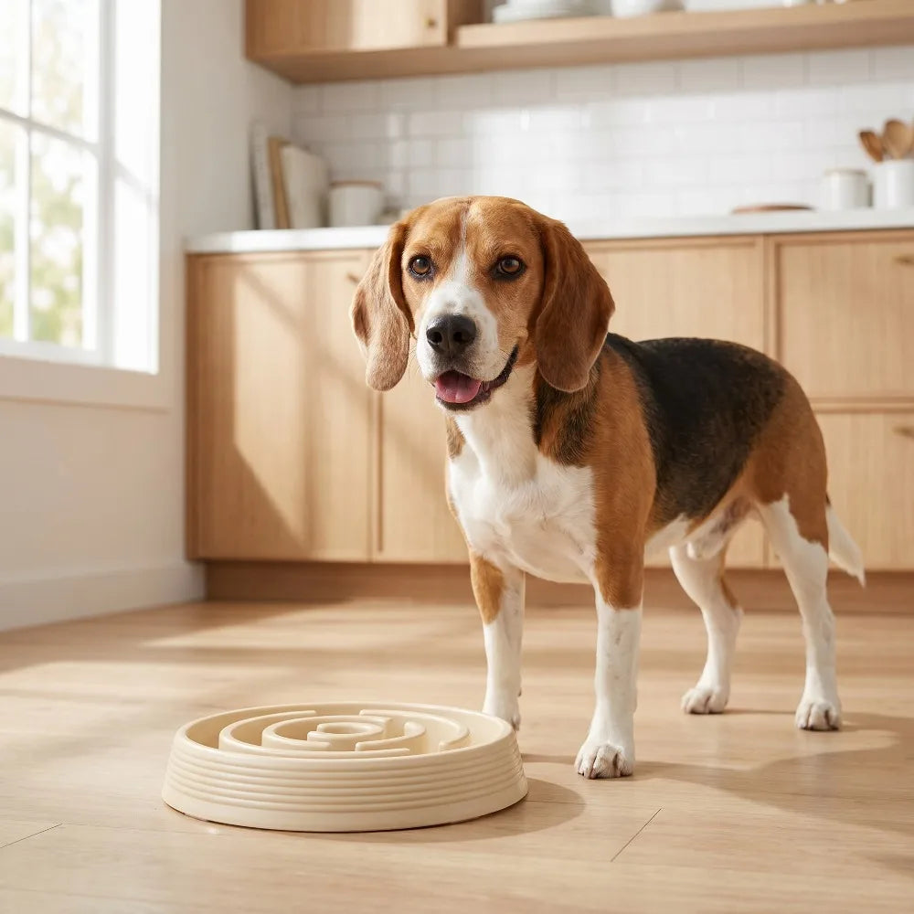 Silicone Slow Pet Feeder Maze Bowl For Dogs And Cats