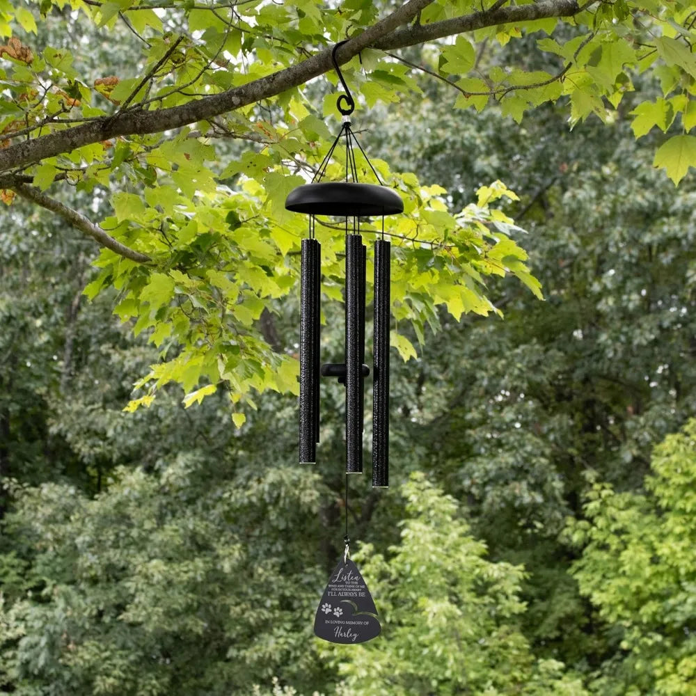 Personalized Pet Memorial Wind Chime Listen To The Wind Outdoor