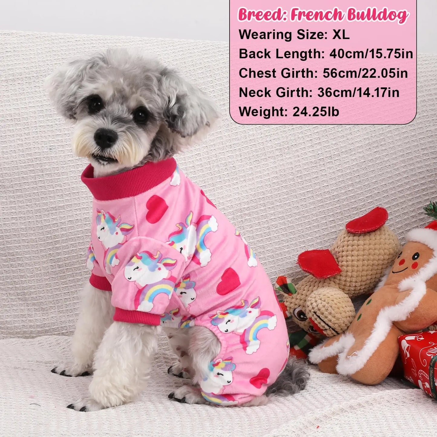 4 Pack Dog Pajamas Recovery Suit For Small Medium Dogs
