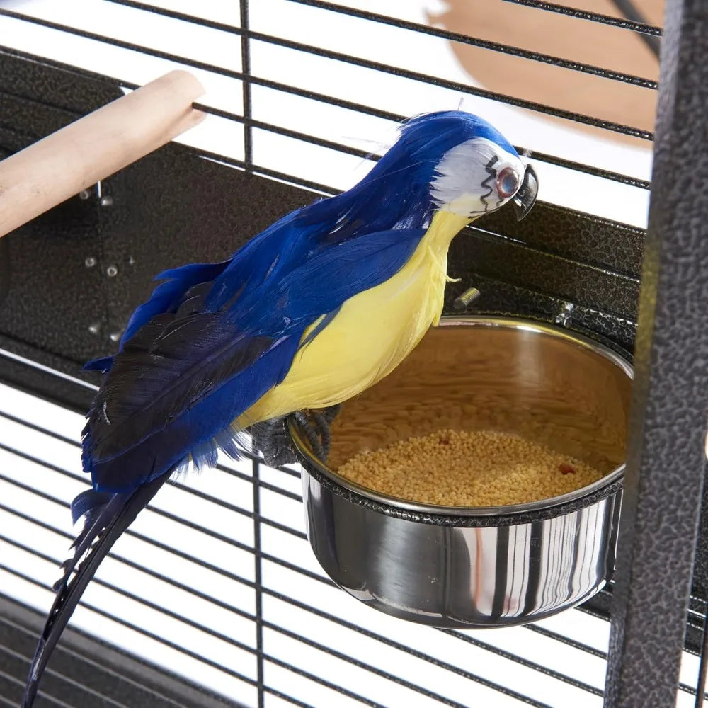 Gap Large Parrot Cage With Rolling Stand For Indoor Parrots