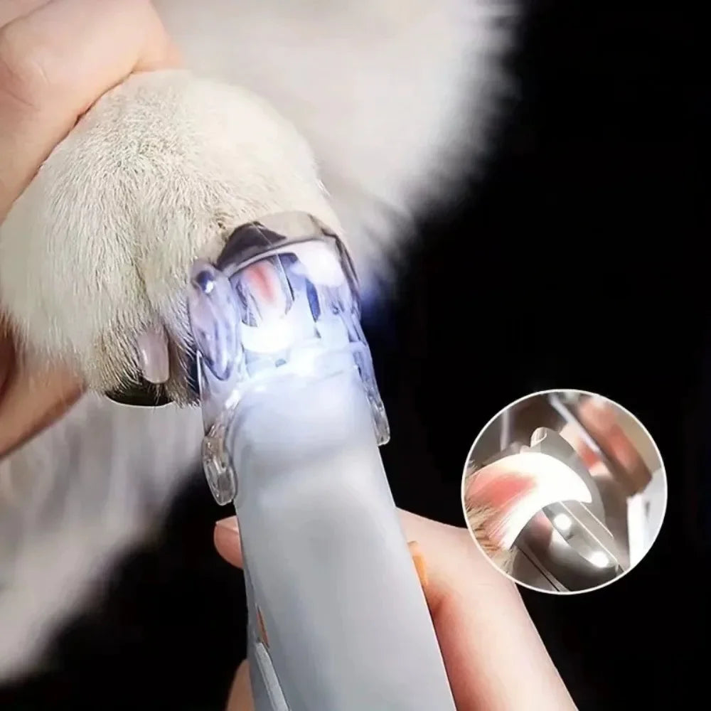 Professional Pet Nail Clipper With LED Light For Pets