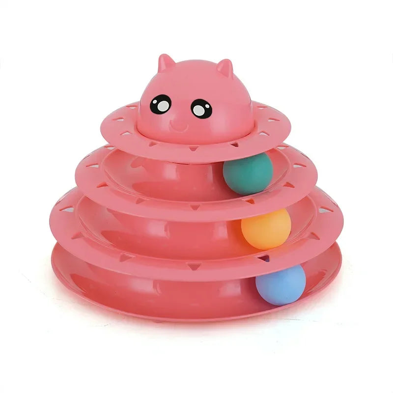 AEDGCN Interactive Cat Toy Tower For Pets Smart Paw Toy