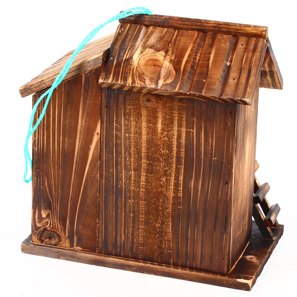 Zhejiang Bird House Freestanding Or Hanging Wood Nest