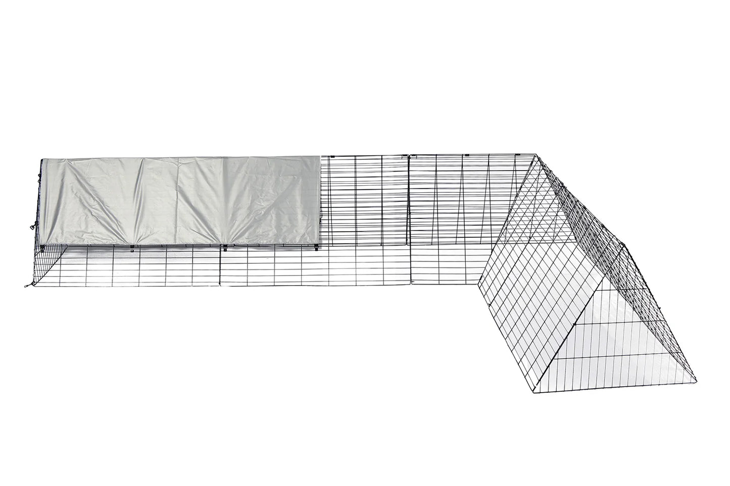 TWISTER.CK Metal Chicken Coop With Run And Tunnels