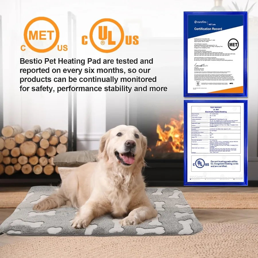 High Concerned Chemical Dog Heating Pad Waterproof With Temperature Control