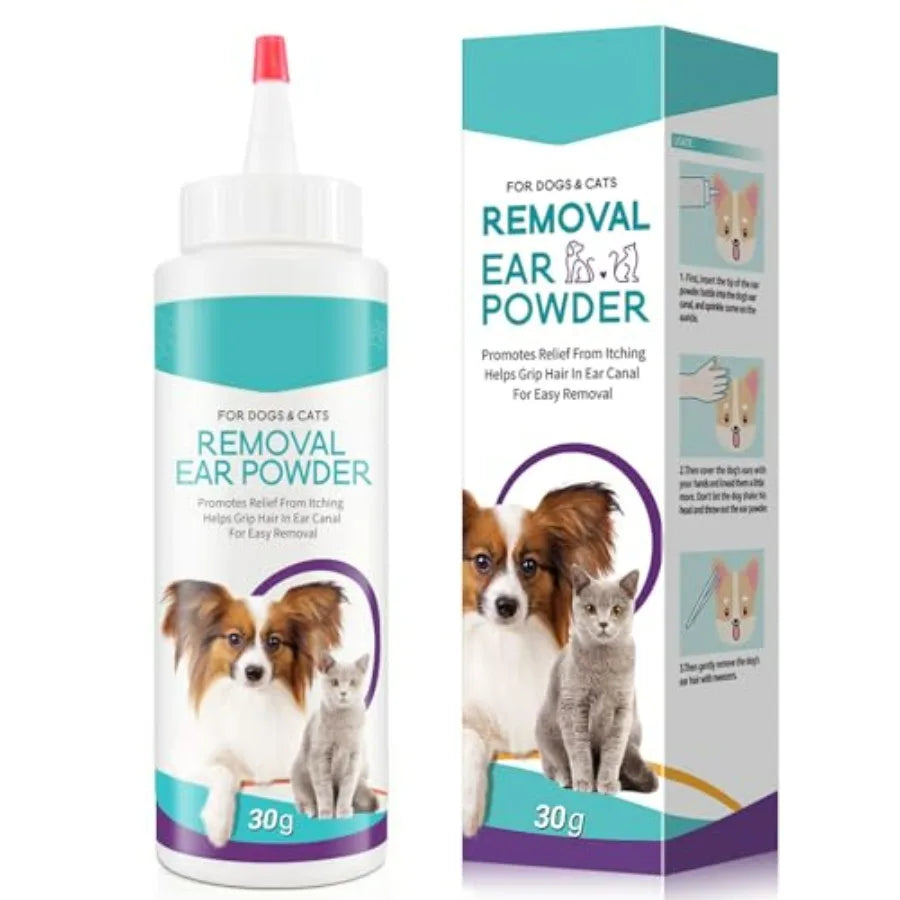 Dog Ear Cleaner Powder For Cats And Dogs Ear Relief