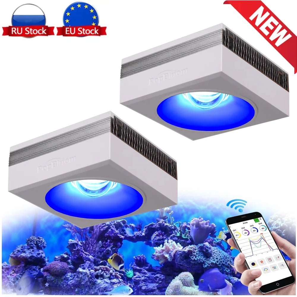 PopBloom RL90 WiFi 100W Aquarium LED Lighting Coral Reef