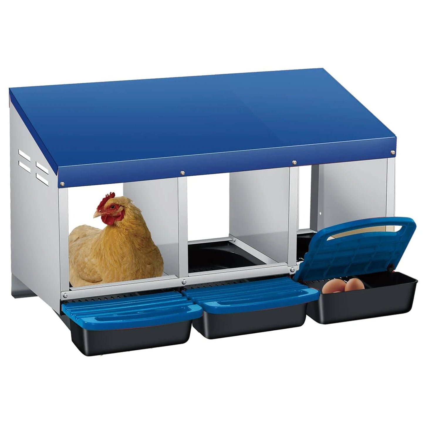 TWISTER.CK Automatic Egg Nesting Box Roll Out Collection For Hens And Ducks