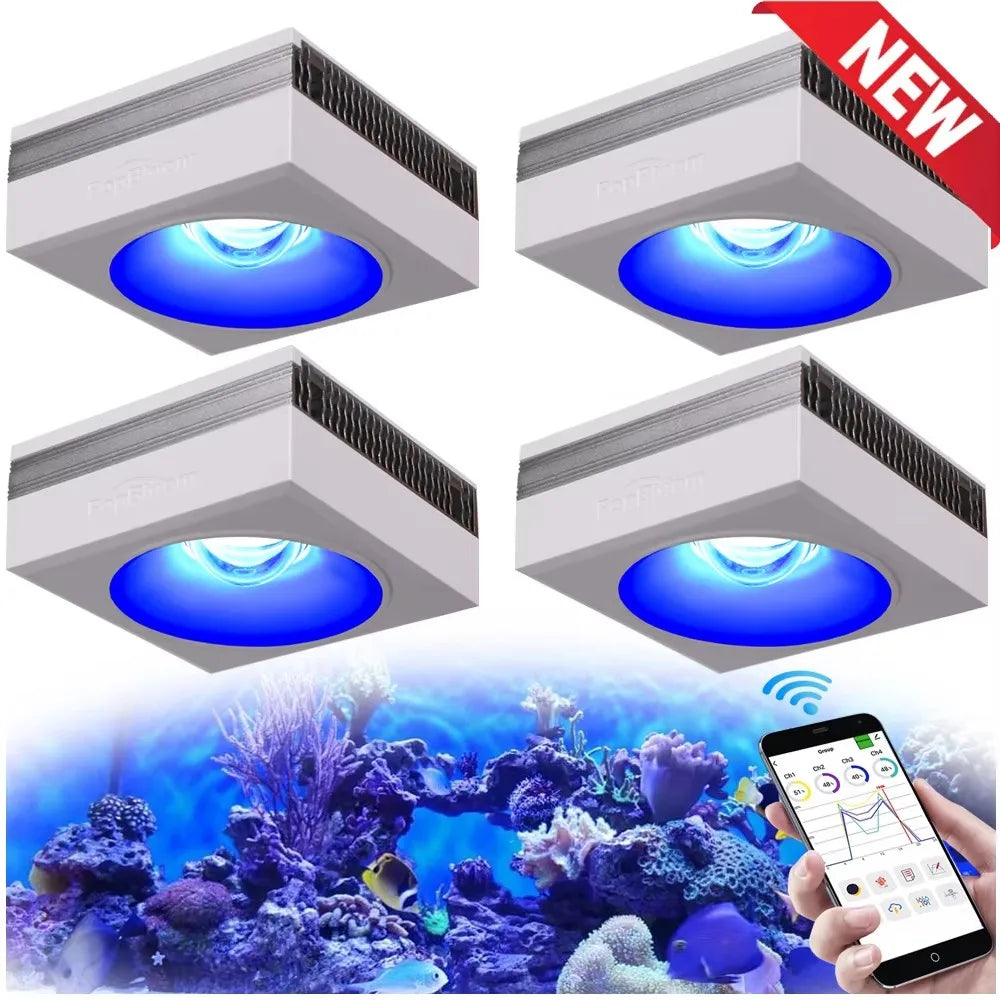 PopBloom RL90 WiFi Aquarium Light Full Spectrum Reef