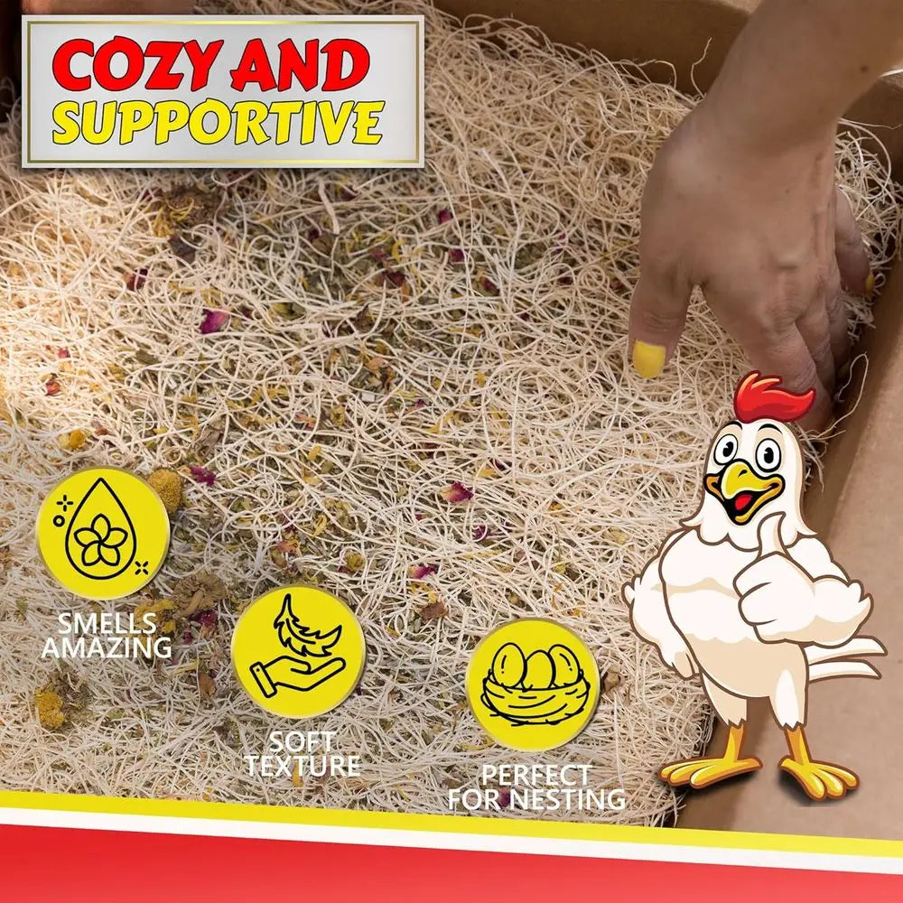 Chicken Nesting Pads With Aromatic Nest Herbs For Egg Laying
