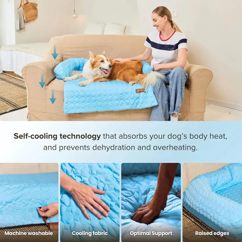 Chill Relief Dog Cooling Mattress For Durable, Comfortable Rest