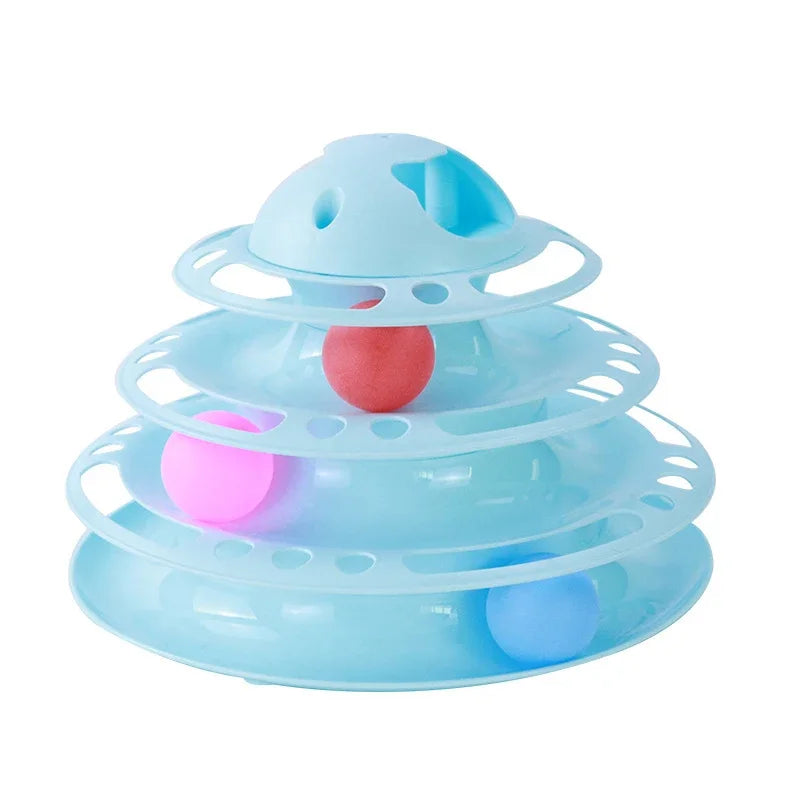 AEDGCN Interactive Cat Toy Tower For Pets Smart Paw Toy