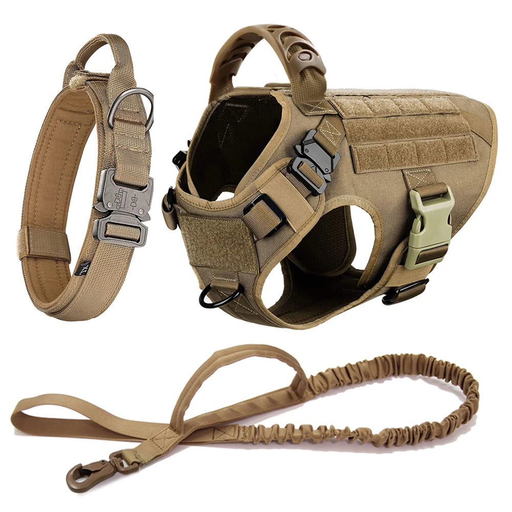 Dog Harness And Leash Vest Set For Medium Large Dogs