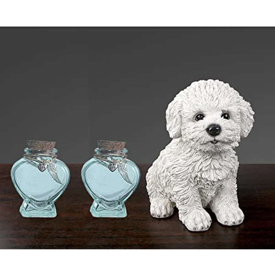 Pet Fur Memorial Keepsake Urn Bottle For Pet Hair Ash Remembrance