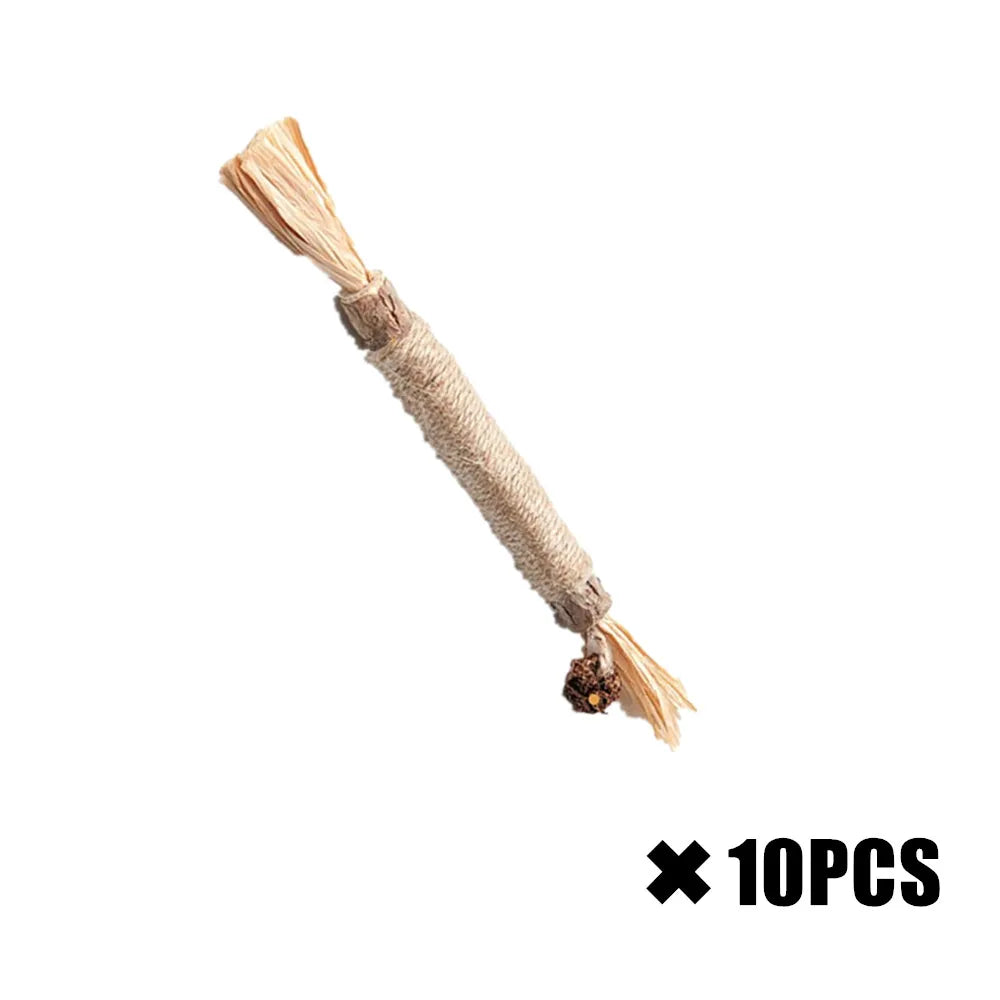 Natural Cat Chew Stick With Catnip For Teeth Cleaning