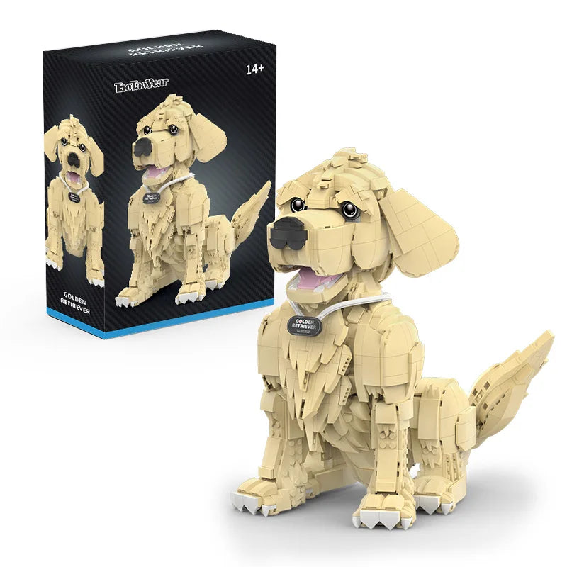 Golden Retriever 1754 Pieces Building Blocks Collection PremiumQuality ABS Thermoplastic