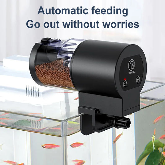 Hign-concerned Automatic Fish Feeder Large Capacity Timer