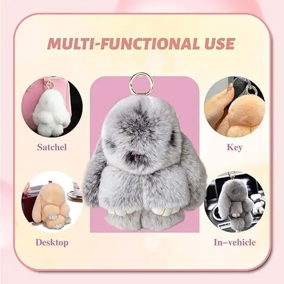 Zhejiang Bunny Lulu Plush Keychain Rabbit Pendant Charm