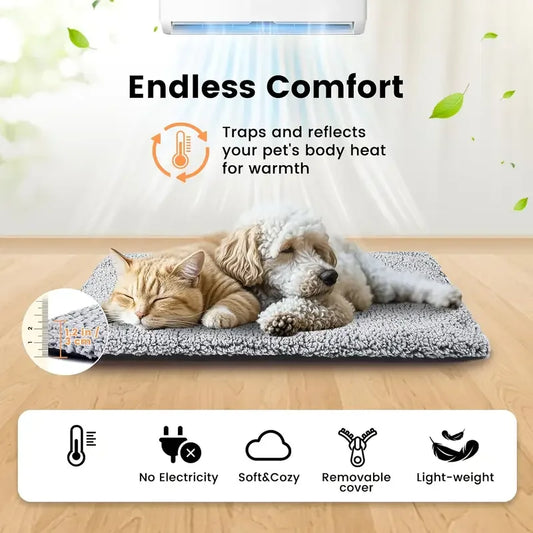 Self Heating Pet Pad Blanket For Dogs Cats No Electricity