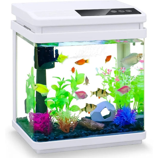 Hign-concerned Betta Tank Kit With Timed Shutdown Seven Adjustable LED Lights