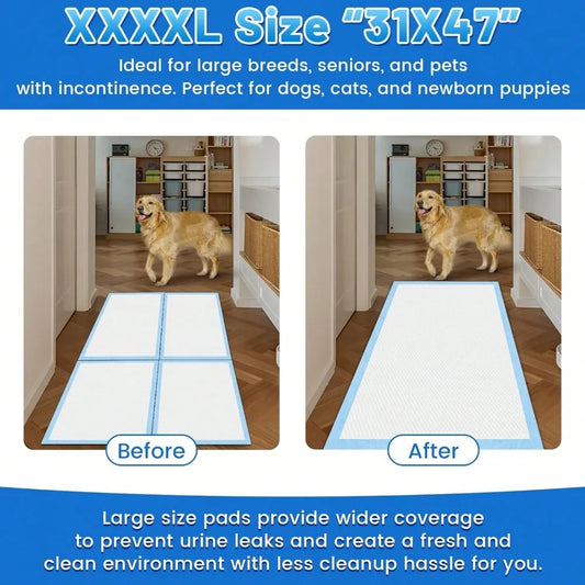 Puppy Training Pads Six Layer Ultra Absorbent Leak Proof Odor Control