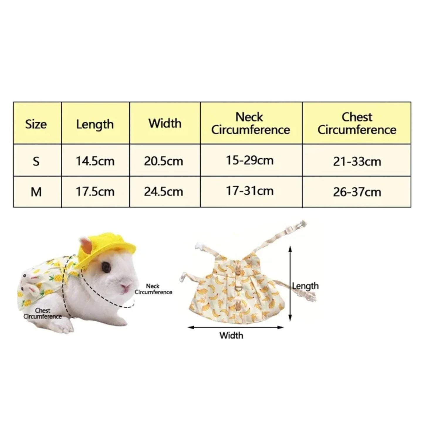 Small Animals Harness Leash Set For Guinea Pigs Rabbits Mice