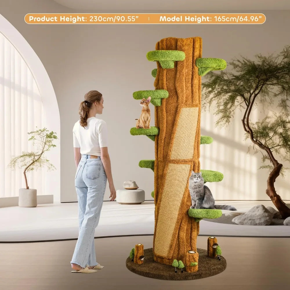 MKDK Luxury Cat Tree Indoor Multi Level Scratcher Tower