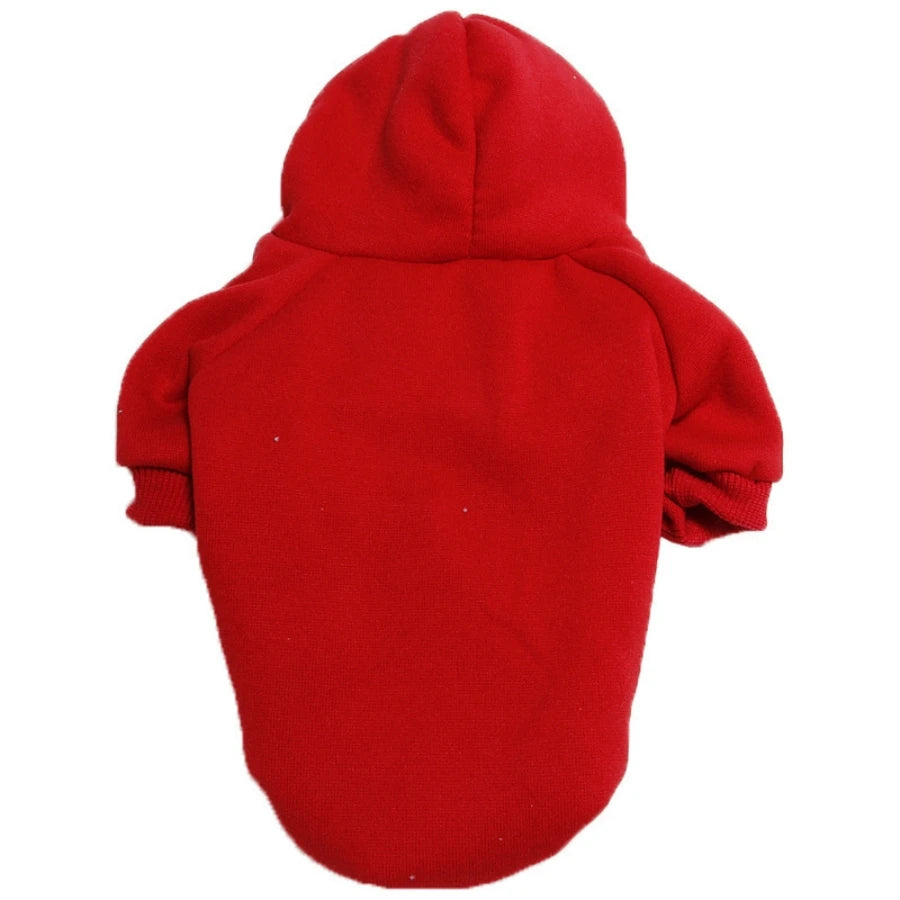 Winter Hooded Dog Sweatshirt For Small To Large Dogs