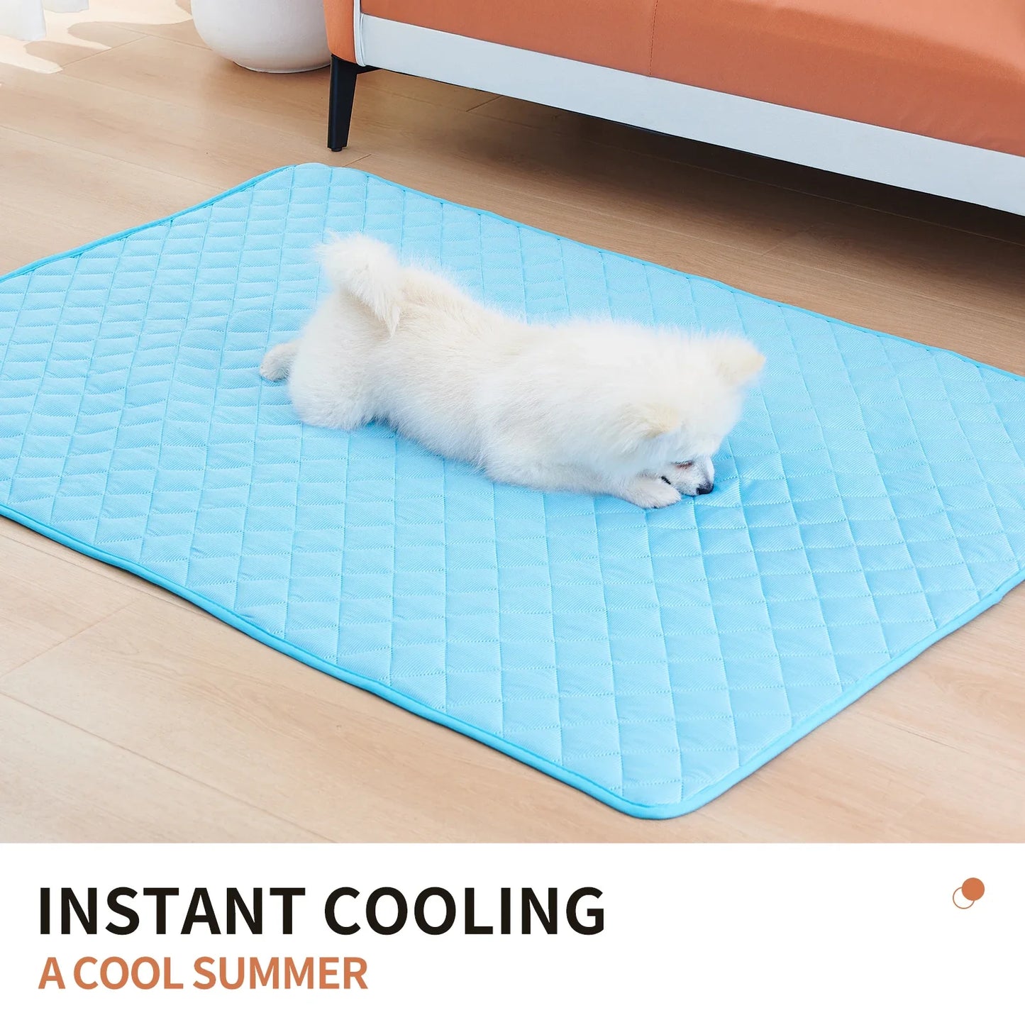 Dog Cooling Bed Mat Breathable Washable Pet Pad For Dogs Cats